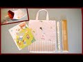 音楽バッグの作り方（切り替えデザイン）｜A4サイズ縦型トートバッグ（マチ付き）｜MUSIC BAG
