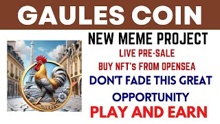 New project Gaules coin meme project full review