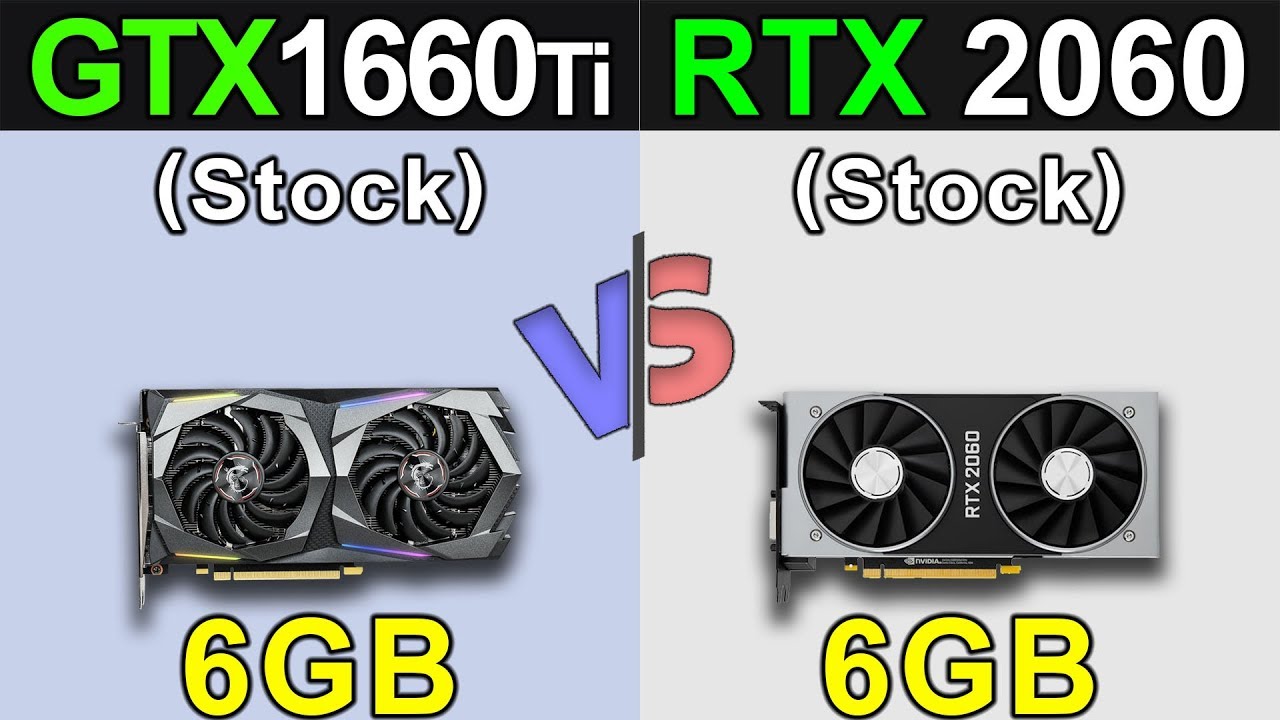 1660 Ti Vs. RTX | 1080p and 1440p | Games Benchmarks - YouTube