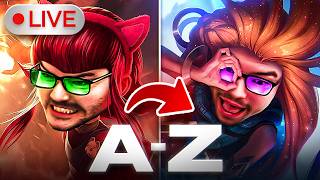 STARTING THE A-Z TOP CHALLENGE - PLAYING ALL CHAMPS TOP TILL WIN!