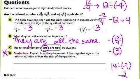 G7 3.5 Dividing Rational Numbers