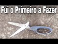 Olha o que Fiz Usando uma Tesoura Velha e Cimento - Vai Viralizar Veja