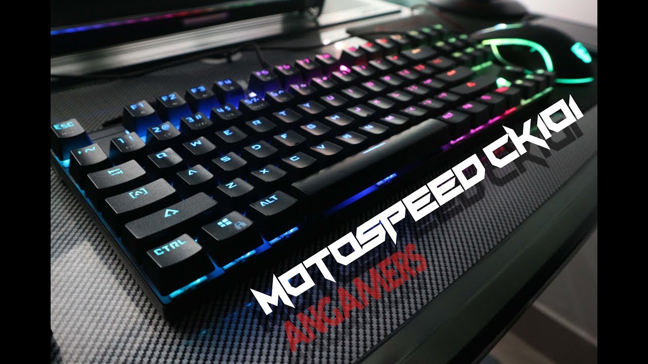 Teclado Mecanico RGB - MOTOSPEED CK101. - YouTube