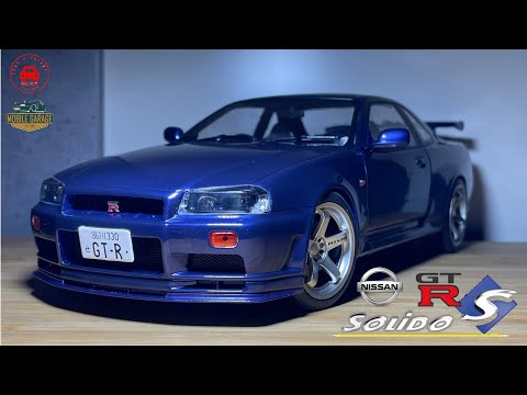 1/18 Solido Midnight Purple Nissan Skyline GT-R34 - YouTube