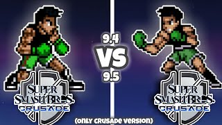 Moveset Comparación- Little Mac 9.4 Vs 9.5