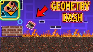 НУБ ИГРАЕТ В GEOMETRY DASH! ВПЕРВЫЕ ИГРАЕМ ЗА КУБИКА!