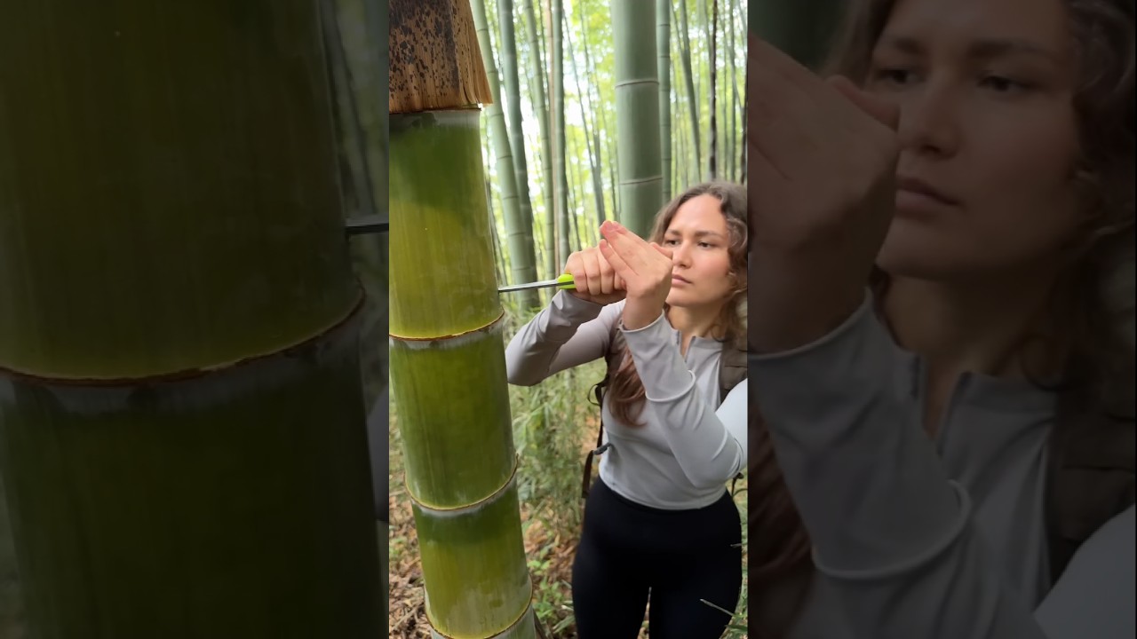 The GIRL's skills are AMAZING🔪🎋 