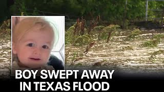4-year-old Burleson boy was with parents when he was swept away by floodwaters