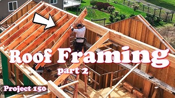 How to Cut Rafters Project 150 Roof Framing part 2