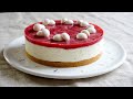 Ricetta cheesecake al lampone  raspberry cheesecake recipe asmr cakeshare