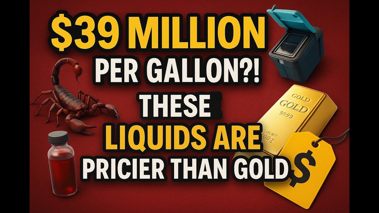 $39 Million Per Gallon! These Liquids Are Pricier Than Gold 