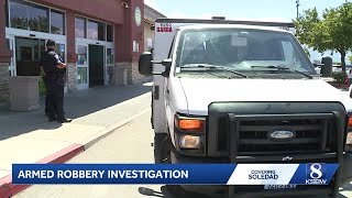 Soledad police investigate armed robbery involving armored vehicle