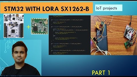 STM32 with Lora Module #SX1262-B #STM32 #communication