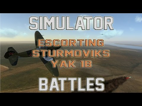 War Thunder: Escorting Sturmoviks - Yak-1B Simulator Battles Part 2