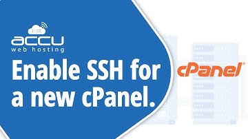 How to enable SSH for a new cPanel account?