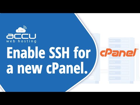 How to enable SSH for a new cPanel account?
