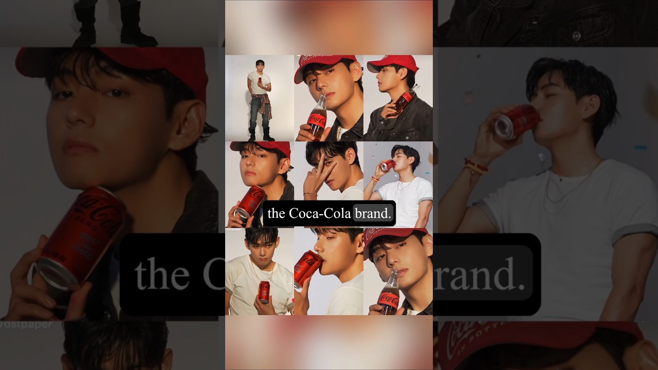 BTS's V as Coca Cola's newest Ambassador  