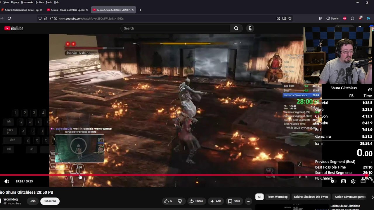 Sekiro Shura Glitchless Speedruns | Derusting