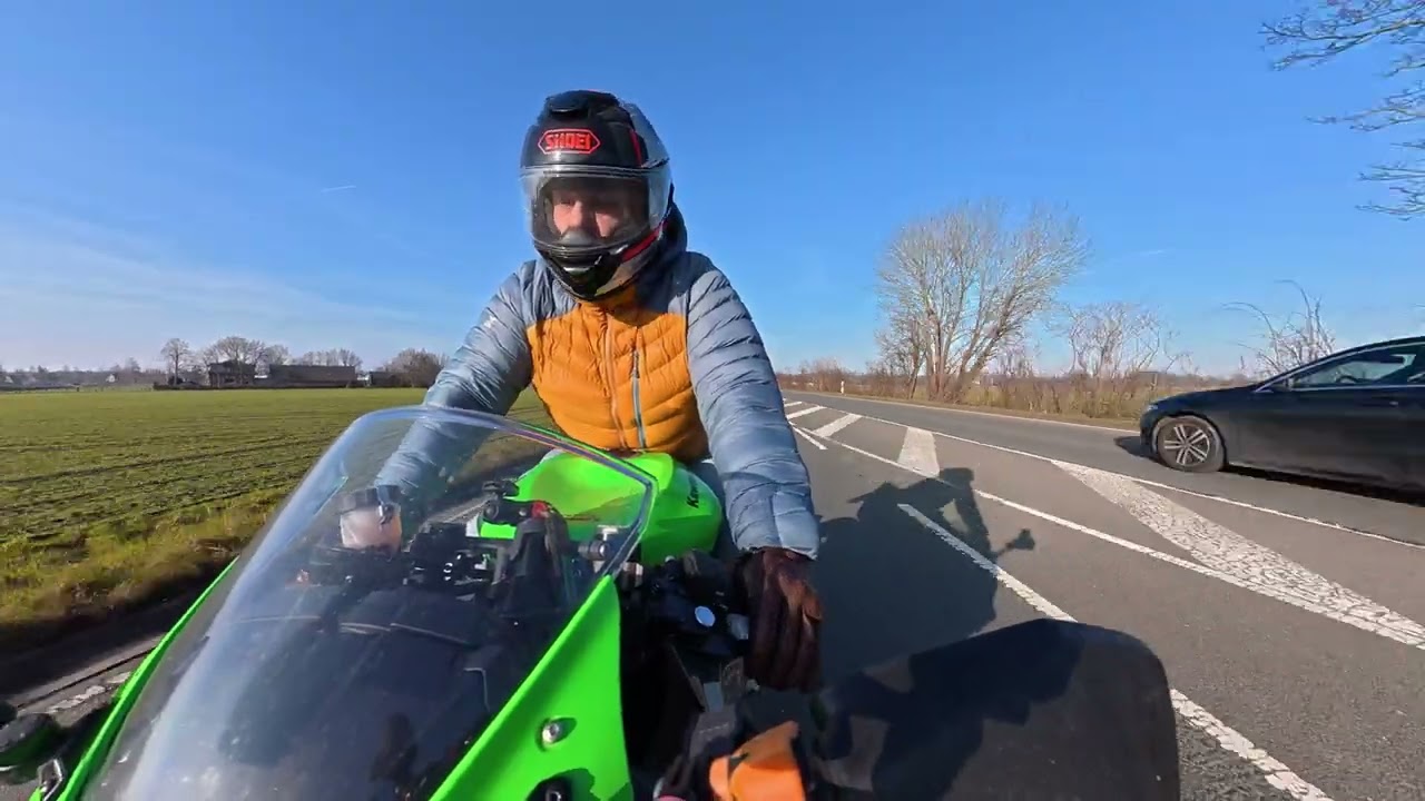 Kawasaki ZX6R Osmo 360 Camera