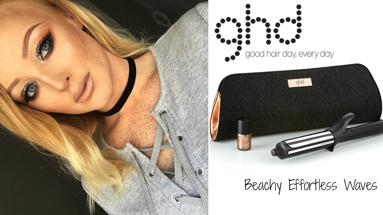 How To Beachy Effortless Waves using GHD Curve Tong Hair Tutorial