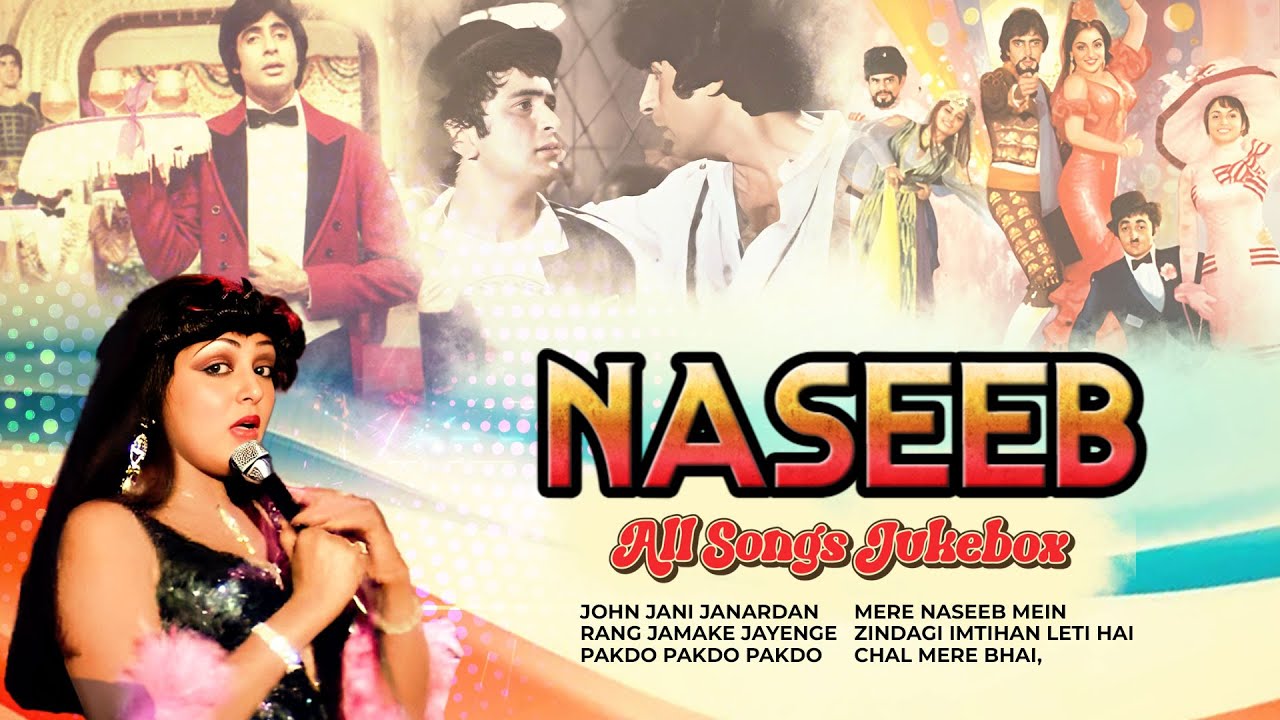 Naseeb 1981 All Songs 4K Videos  Amitabh Bachchan Hema Malini Rishi Kapoor     