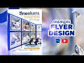 Creative Sneakers Shop Flyer Design