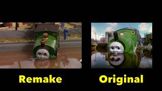 Percy Takes The Plunge - Crash Comparison
