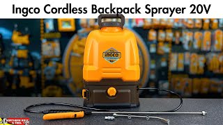 Testing the Ingco Cordless Backpack Sprayer 16L 20V