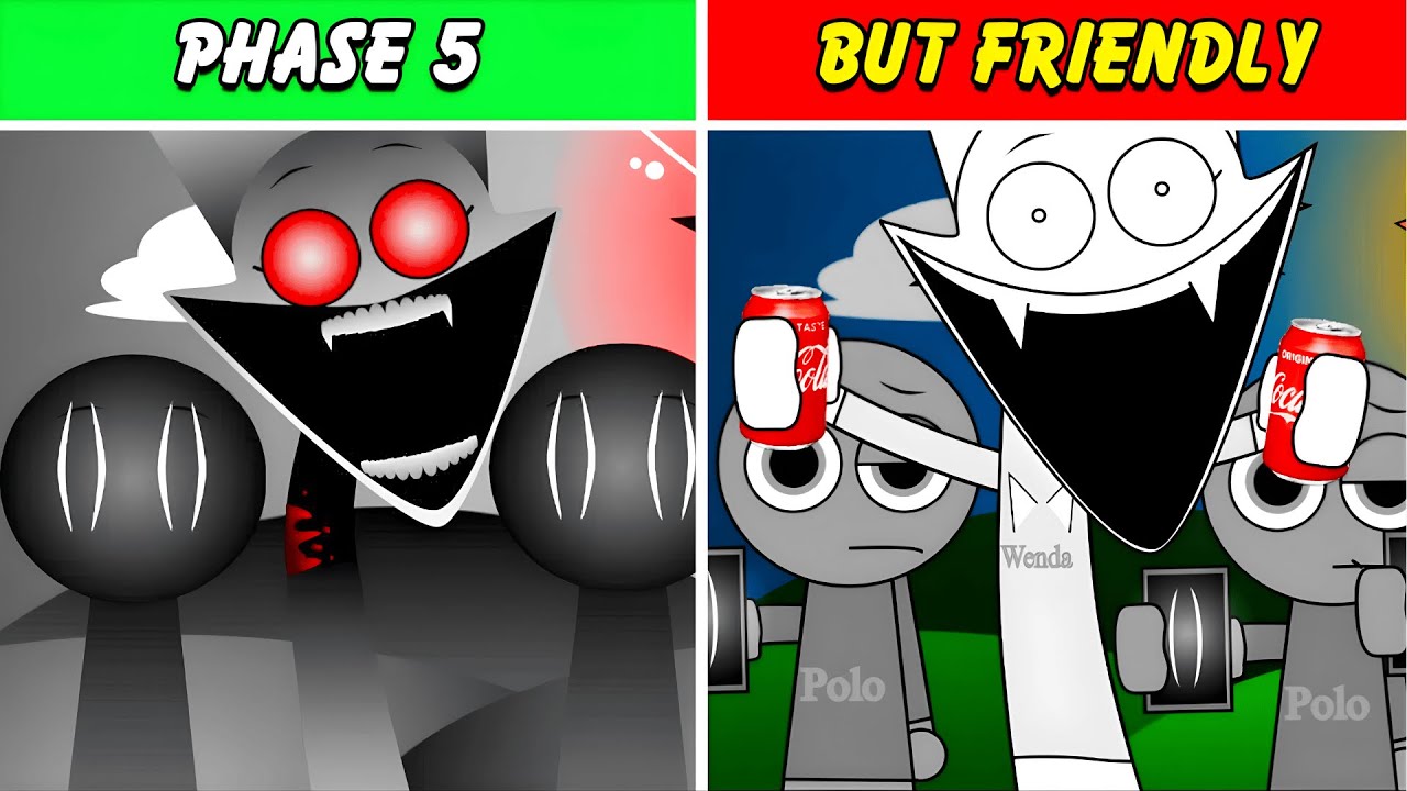 Incredibox Sprunki: Phase 5 The Blackened Killer But Friendly (Mod New)