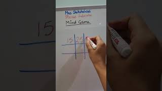 mind game #viral #youtubeshort #mathspuzzle #trending #mathshorts #math #shorts #viralshorts