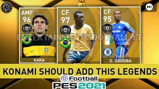 KONAMI SHOULD ADD THIS LEGENDS IN PES 2021 || MAX LEVEL ||