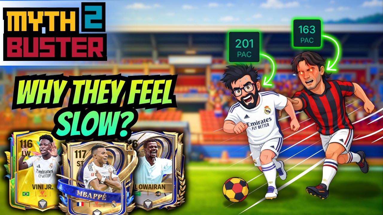 Почему в FC Mobile защитники бегают быстрее нападающих?