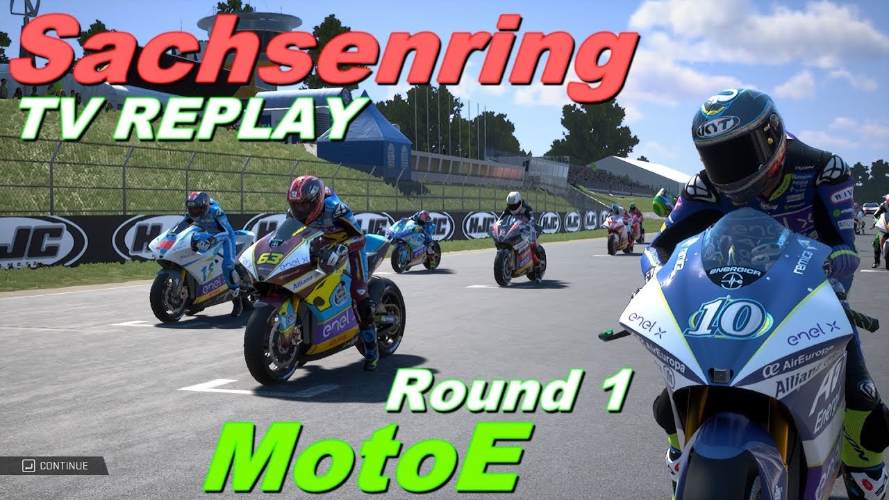 MotoE Sachsenring 2019 | Championship #1 | TV REPLAY | MotoGP 19 PC GAME