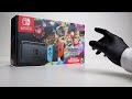 Nintendo switch mario kart 8 deluxe bundle  black friday 2022  asmr unboxing