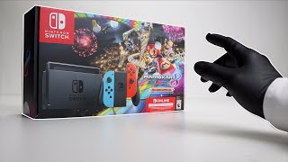 Nintendo Switch MARIO KART 8 DELUXE Bundle - Black Friday 2022 | ASMR Unboxing