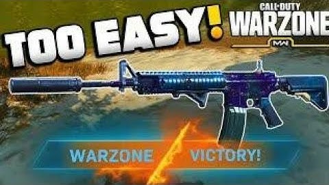 The " no RECOIL" M4A1 CLASS SETUP IN WARZONE!! (Modern warfare warzone)