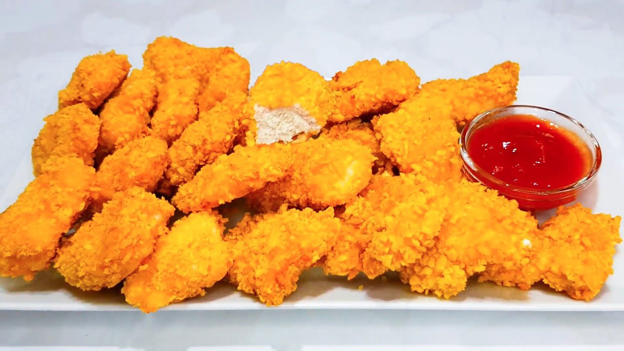 The BEST Crispy Baked Chicken Nuggets