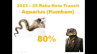 Rahu Ketu Transit 2023-25|Aquarius Zodiac|Rahu Ketu Peyarchi|Aquarius Rahu Ketu Transit 2023