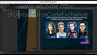 Concept Car Driving Simulator   Unity Source Code for Exchange or Sale