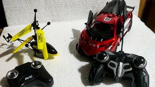 AJ hum na shop pr remote control car or remote control helicopter ride 🚁 unboxing|| #hassan #toys
