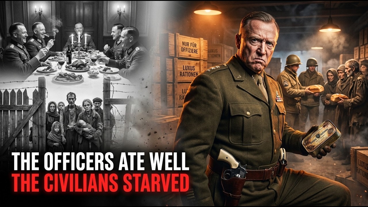 What Patton Did When German Officers Demanded Better Food Than Civilians