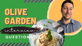 Olive Garden Interview Questions with Answer Examples