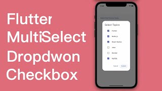 Flutter Multiselect Dropdown Checkbox screenshot 1