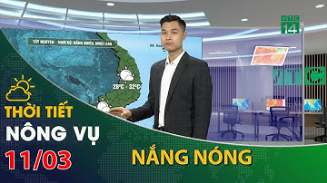 Thời tiết nông vụ 11/03/2023: Tây Nguyên, Nam Bộ trời nắng nóng| VTC14
