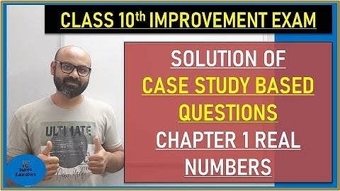 Case Study based Questions | Chapter 1 real numbers case study based questions class 10 cbse |