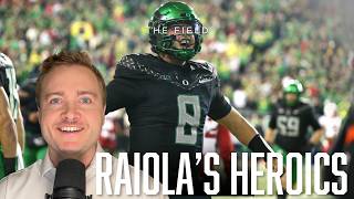 DYLAN RAIOLA'S HEROICS LIFT OREGON TO 17-14 WIN OVER NEBRASKA