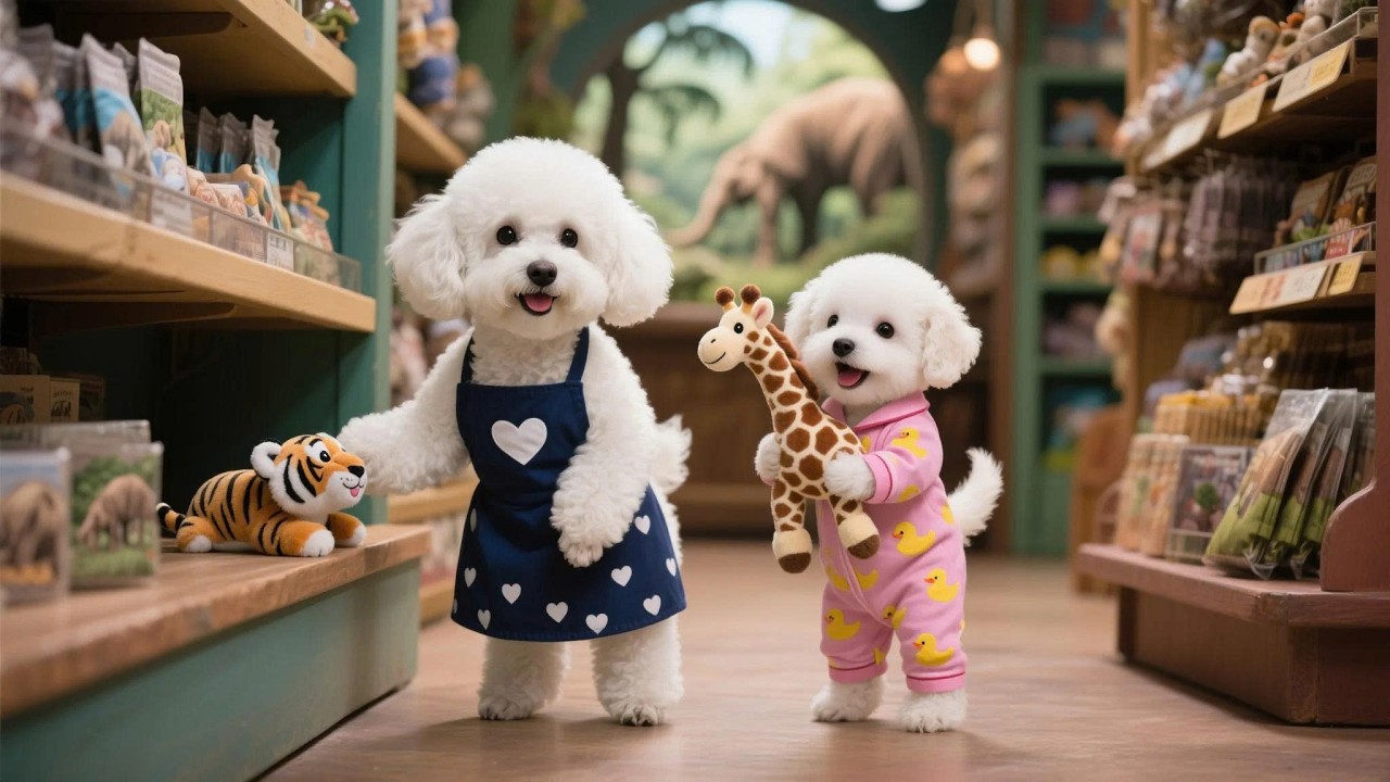 Baby Puppy Perfect Score 🎓 Mom Dog’s Heartwarming Zoo Reward 🐾