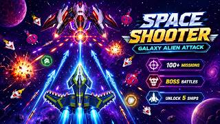 Space Shooter: Galaxy Alien Attack, Classic space shooter, 100 missions screenshot 3