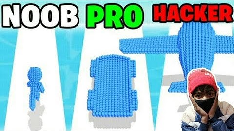 [NOOB] VS [PRO] VS [HACKER] In Pixel Battle With CHOP