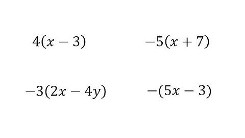 Introduction to the Distributive Property (Variables)